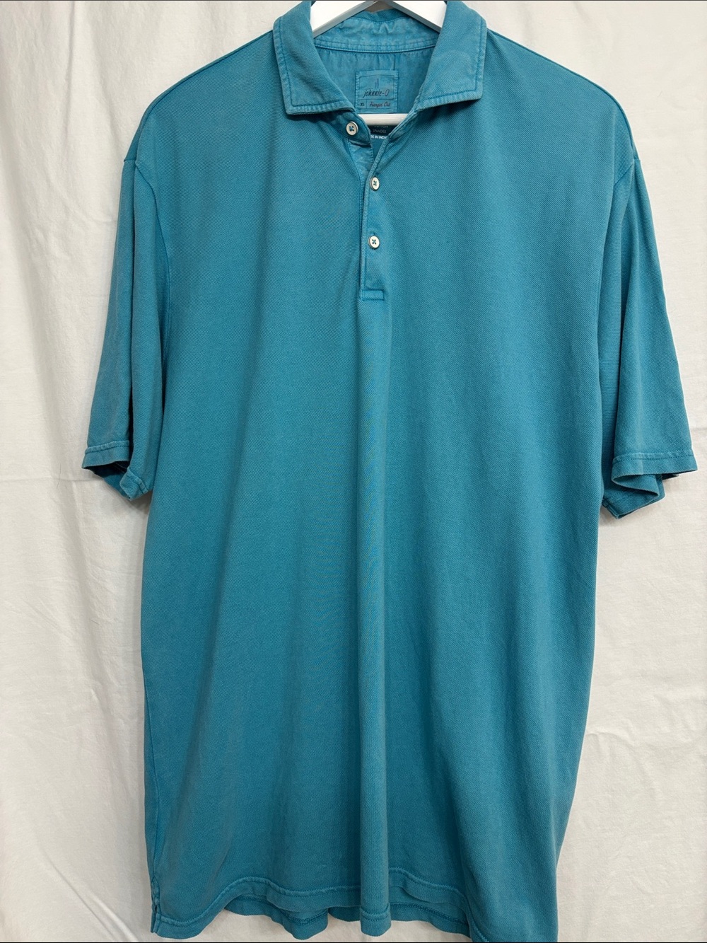 johnnie-O Teal Short-Sleeve Polo Shirt
